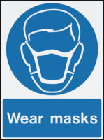 Wear Masks Health and Safety Signs